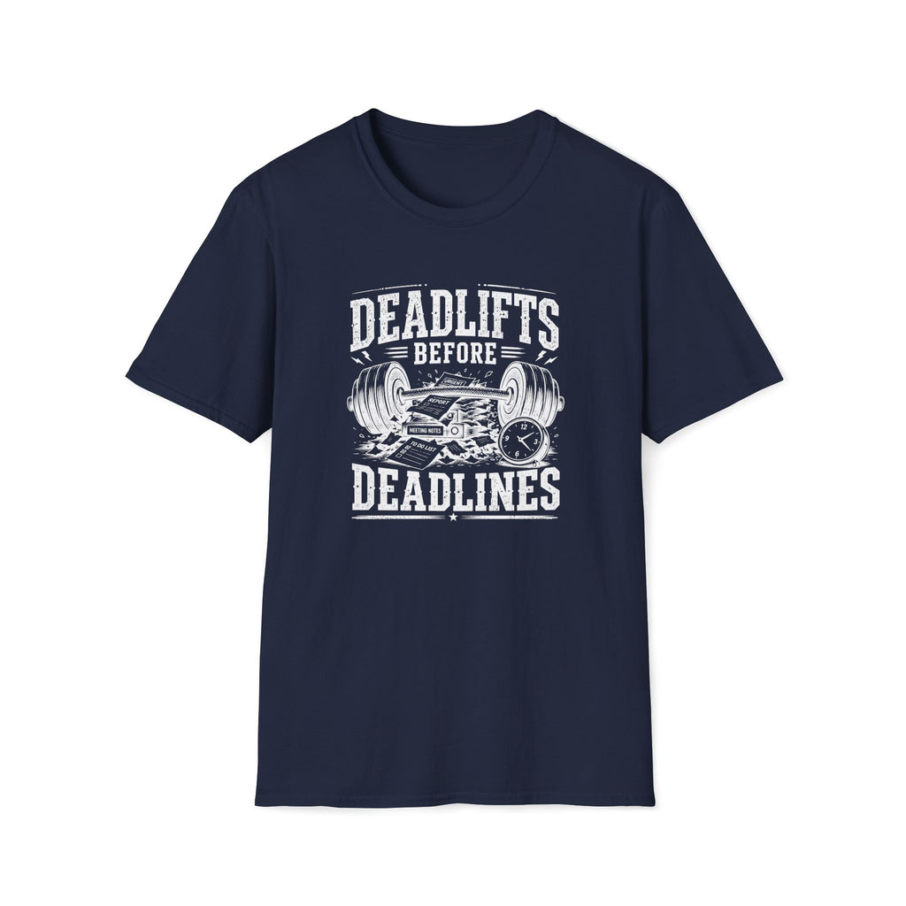 Deadlifts Before Deadlines T-Shirt