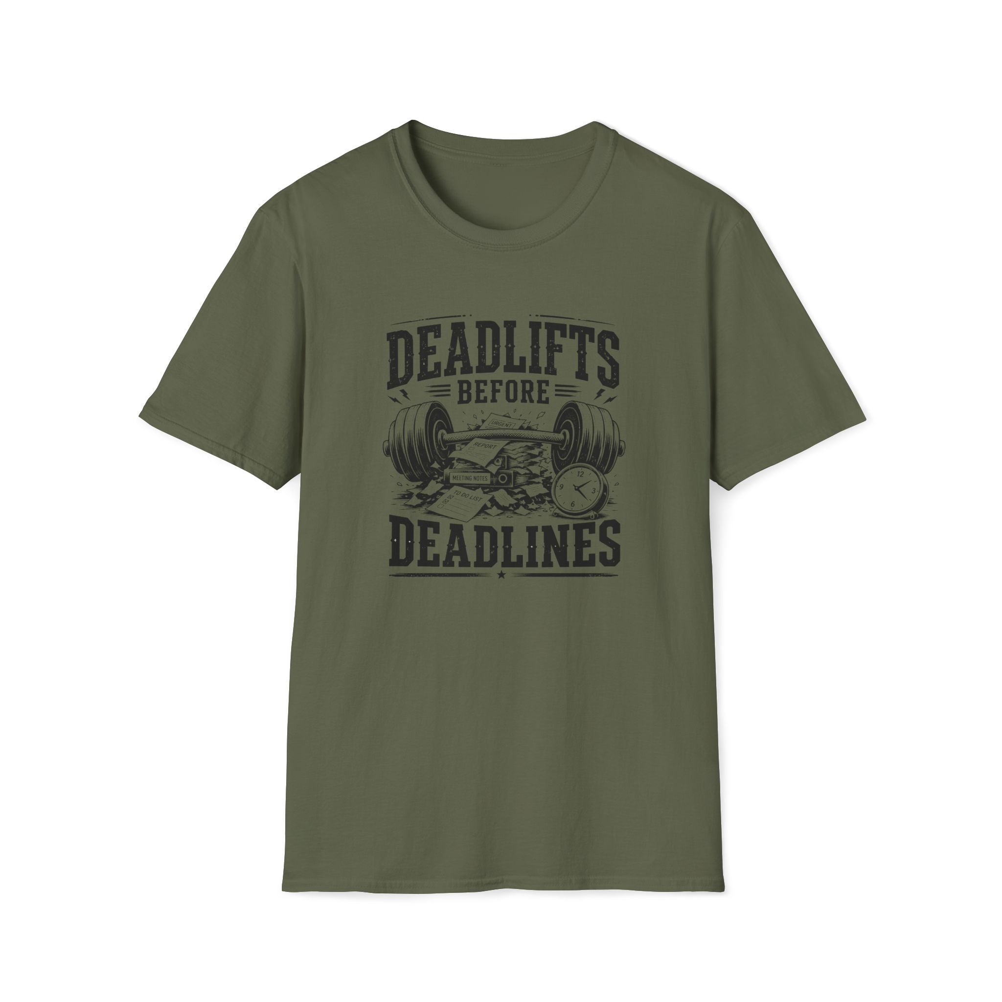 Deadlifts Before Deadlines T-Shirt
