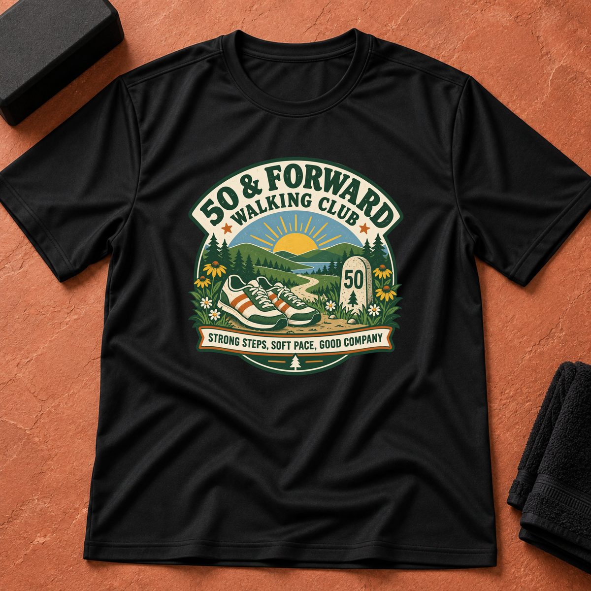 50 & Forward Walking Club T-Shirt