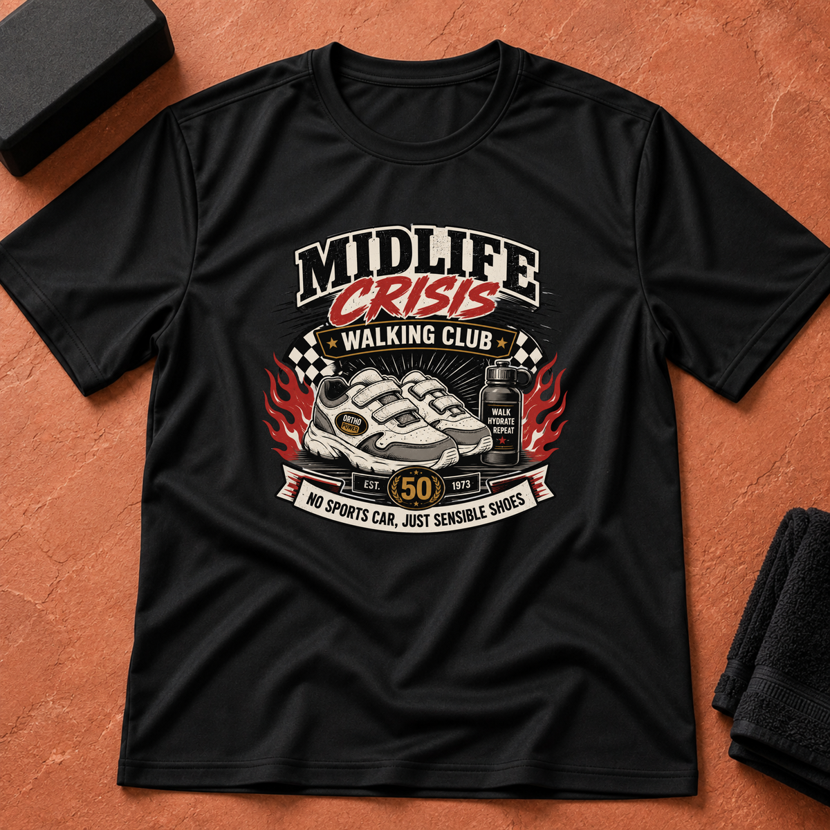Midlife Crisis Walking Club T-Shirt