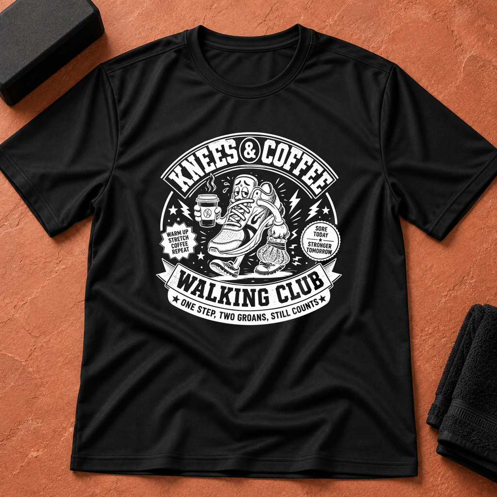 Knees and Coffee Walking Club T-Shirt