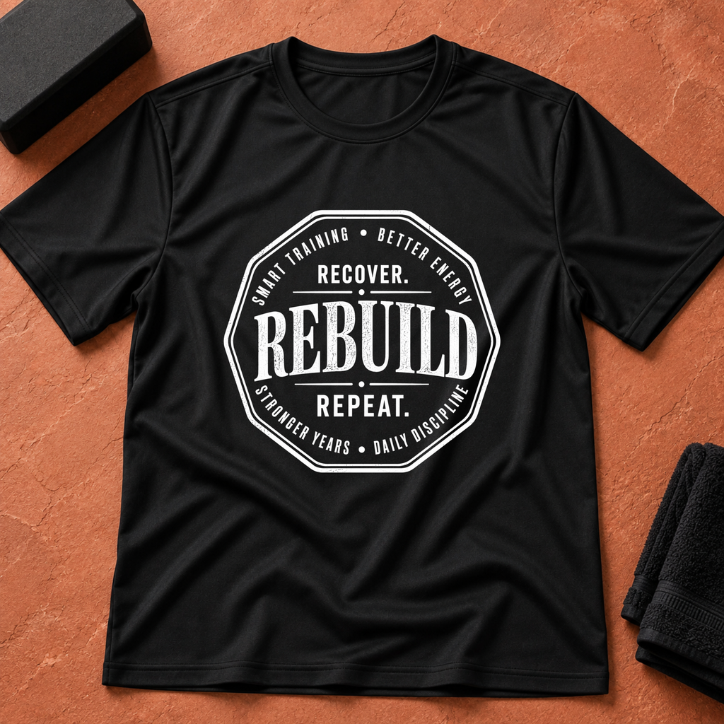Recover. Rebuild. Repeat. T-Shirt