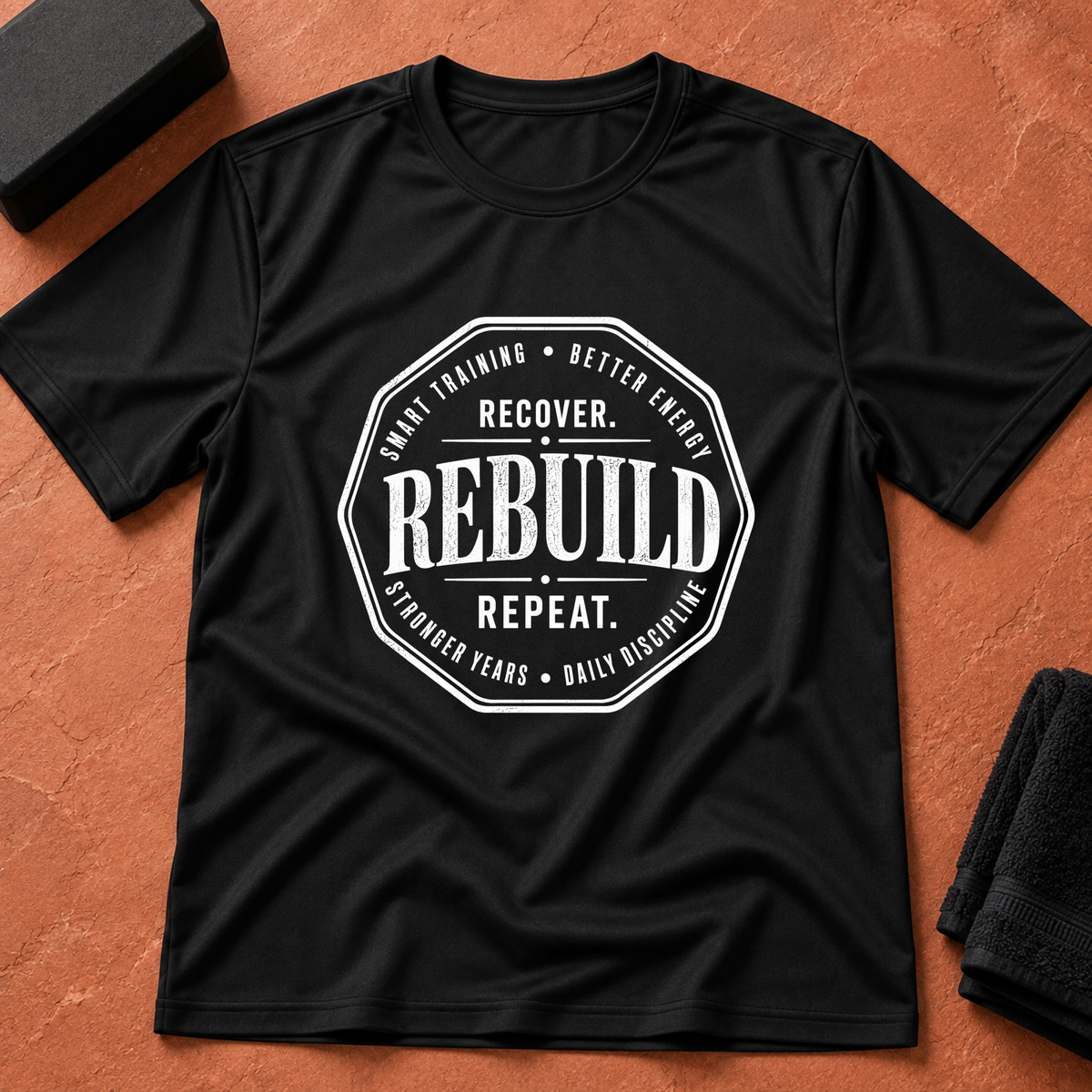 Recover. Rebuild. Repeat. T-Shirt