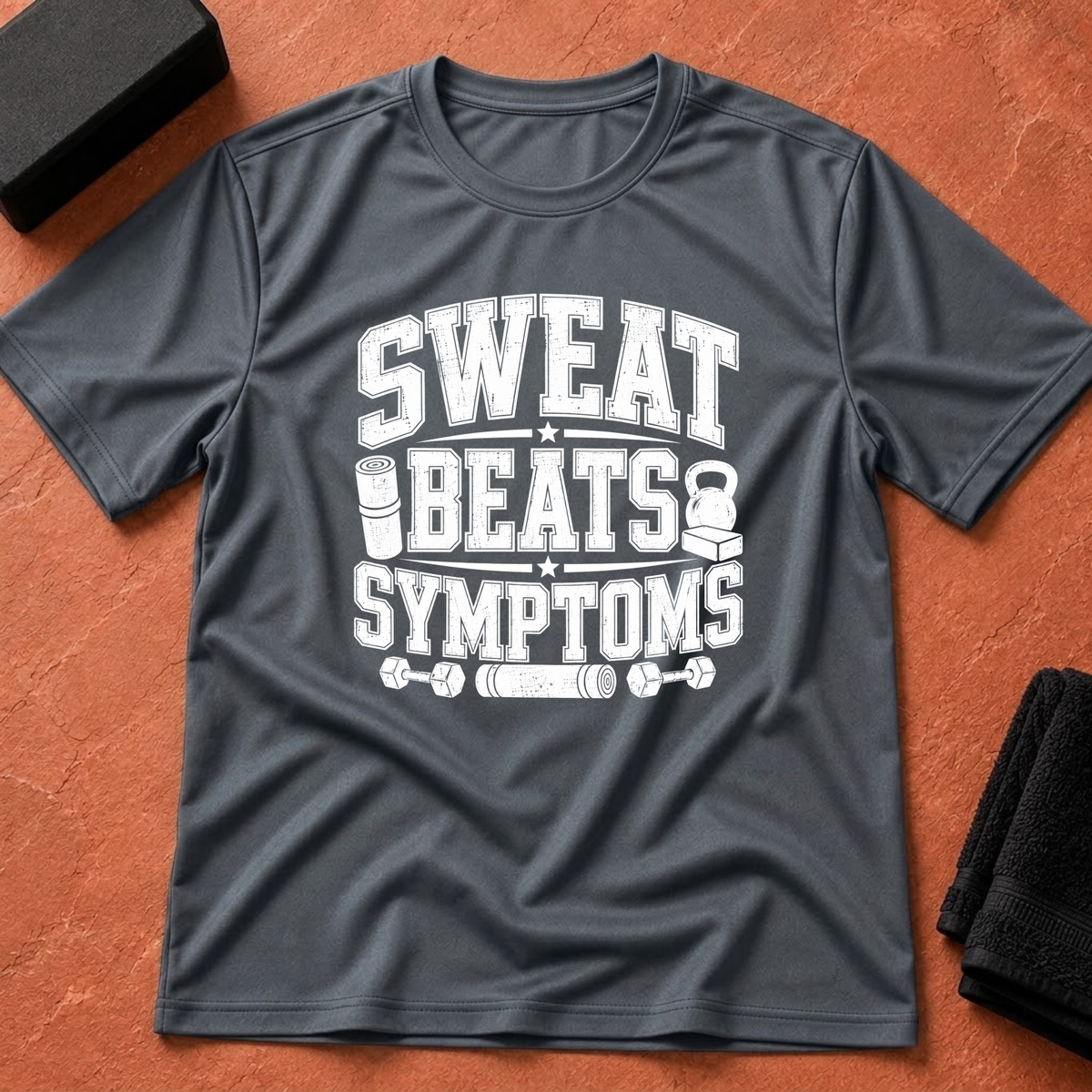 Sweat Beats Symptoms T-Shirt