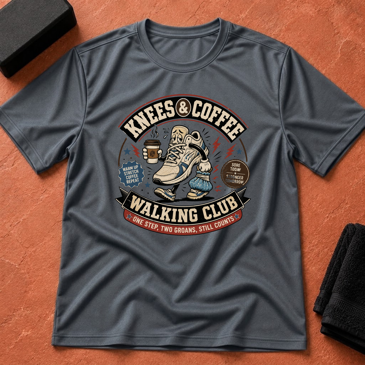 Knees and Coffee Walking Club T-Shirt