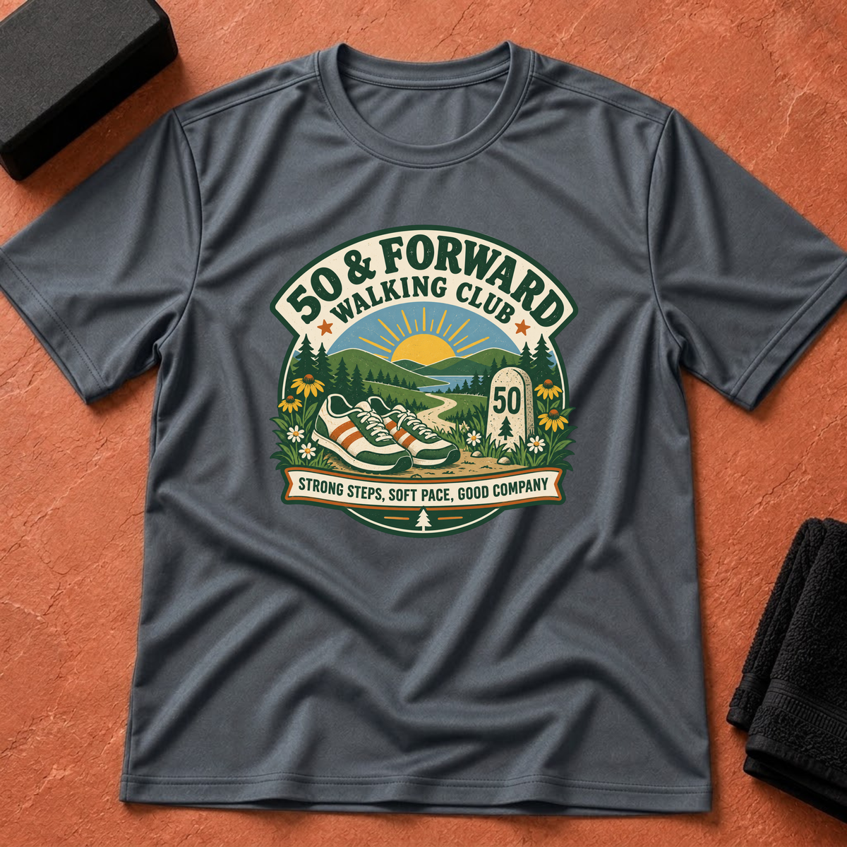 50 & Forward Walking Club T-Shirt