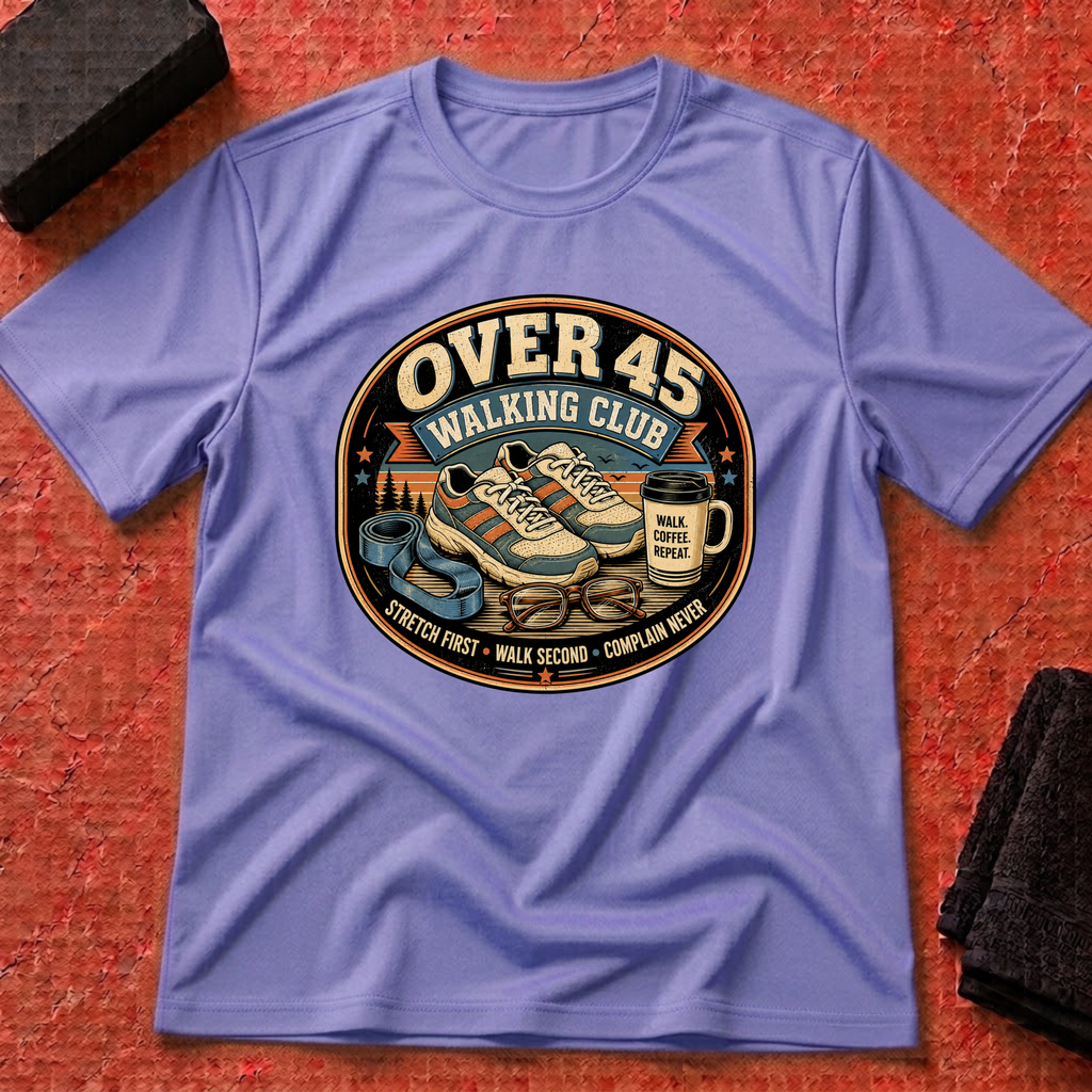 Over 45 Walking Club T-Shirt
