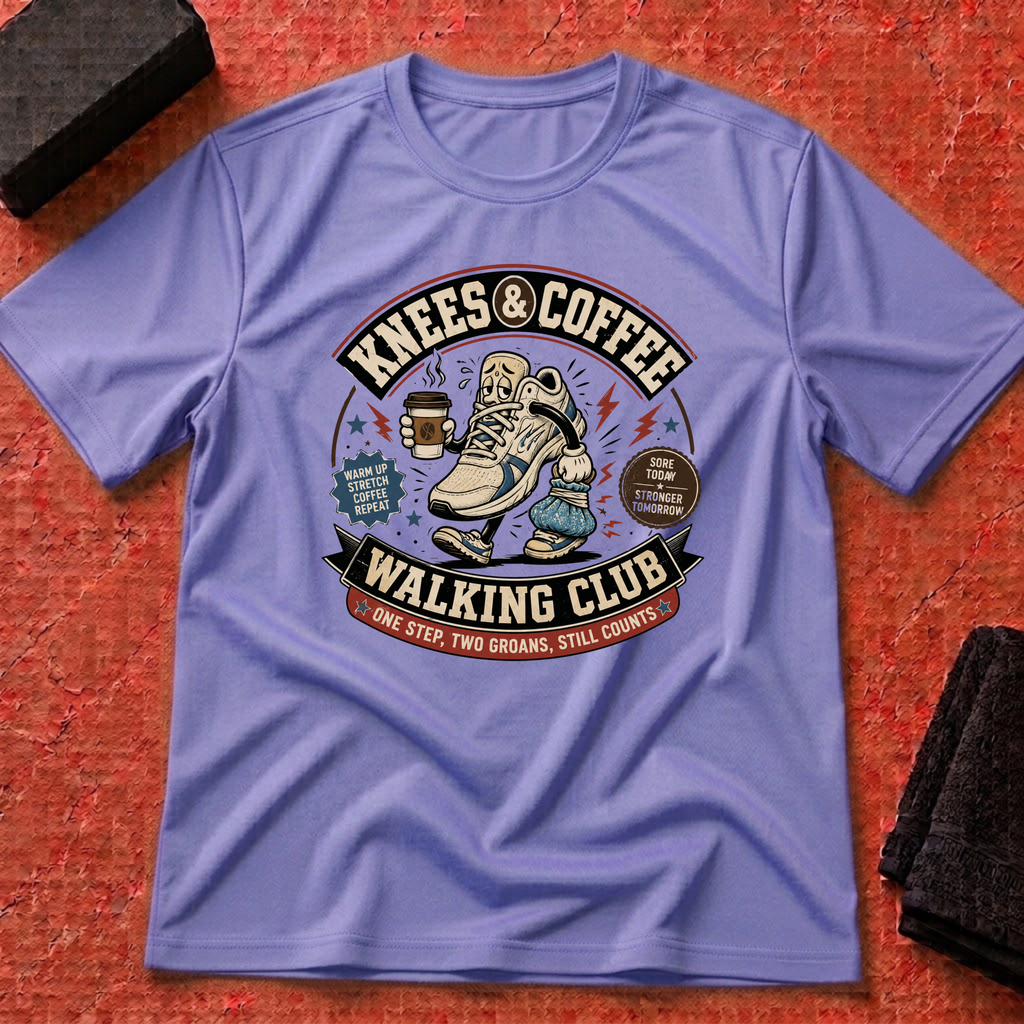 Knees and Coffee Walking Club T-Shirt