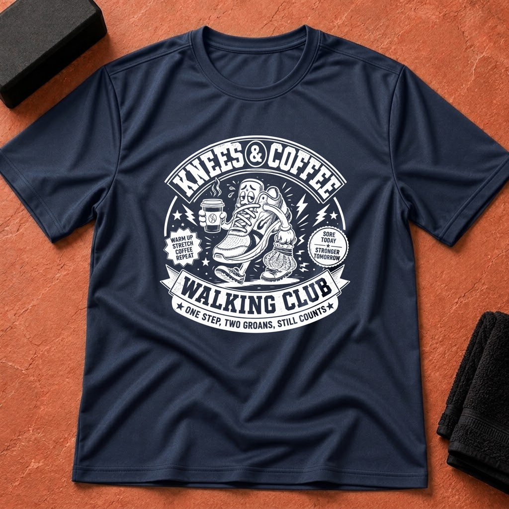 Knees and Coffee Walking Club T-Shirt