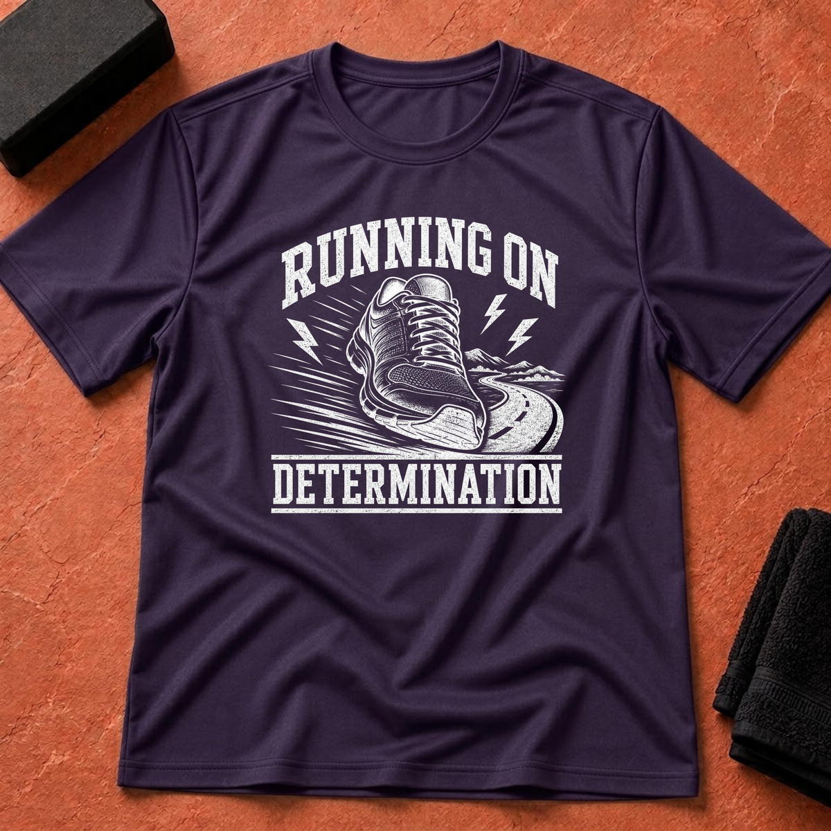 Running on Determination T-Shirt