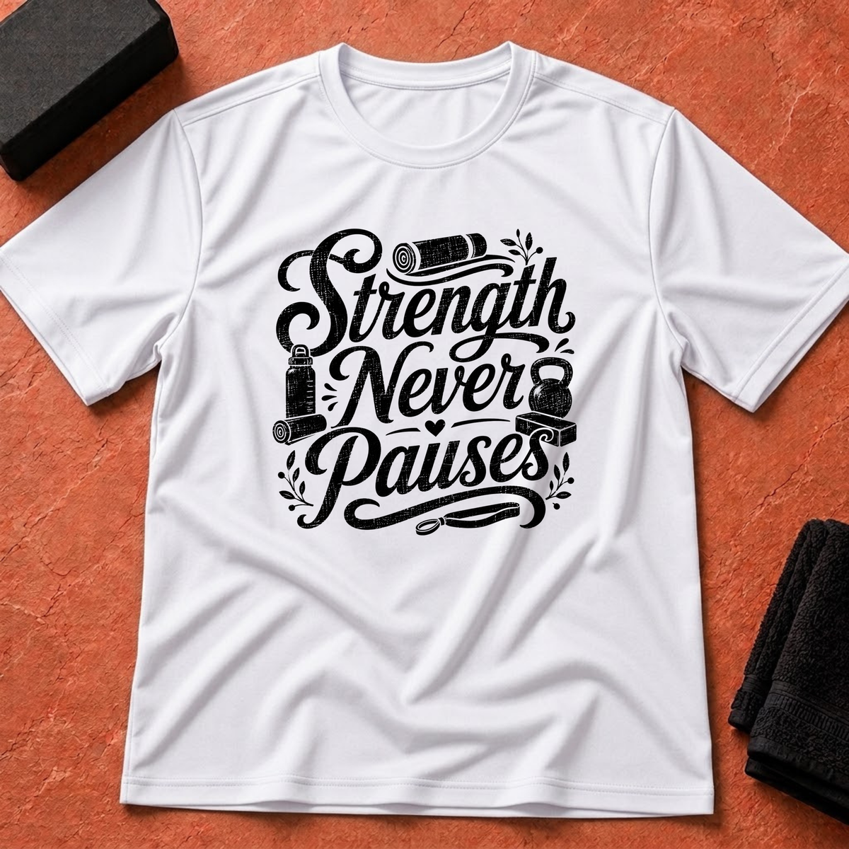 Strength Never Pauses T-Shirt