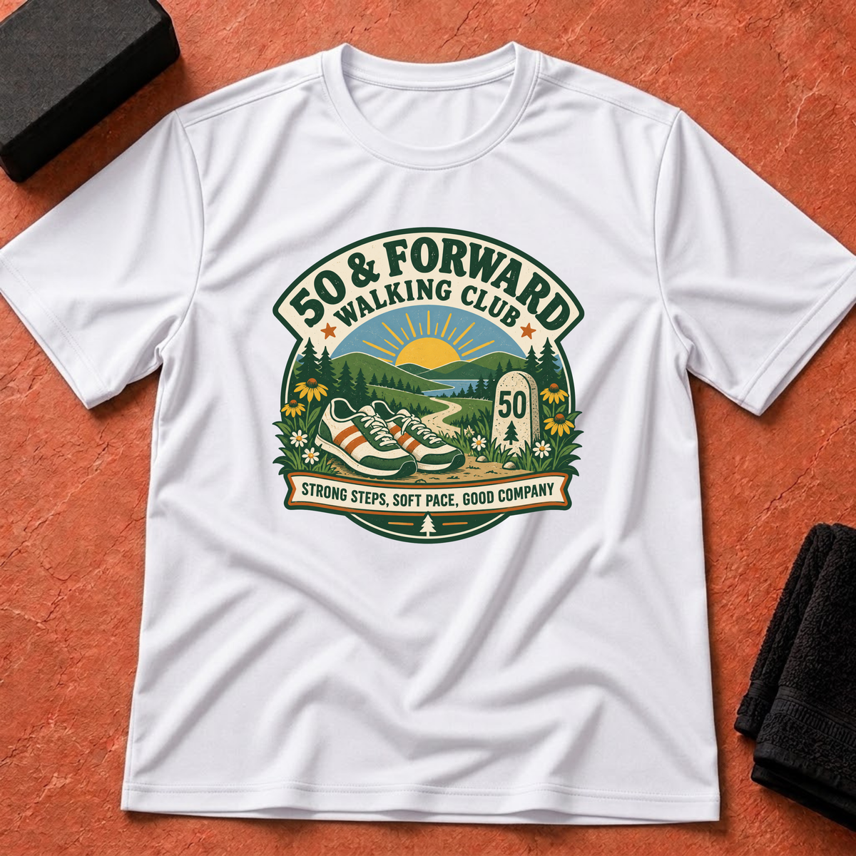 50 & Forward Walking Club T-Shirt