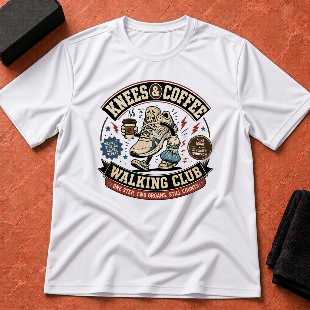 Knees and Coffee Walking Club T-Shirt